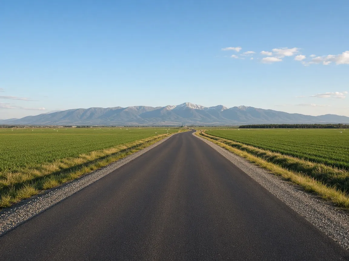 Private asphalt roads, lanes, and approaches in Blackfoot, built with a base that can carry real traffic.